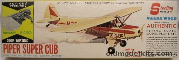 Sterling Piper Super Cub Crop Duster - 18 inch Wingspan, A7 plastic model kit